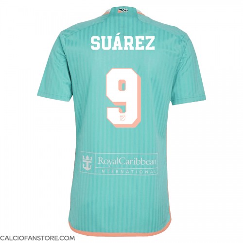 Maglia Calcio Inter Miami Luis Suarez #9 Terza Divisa 2024-25 Manica Corta